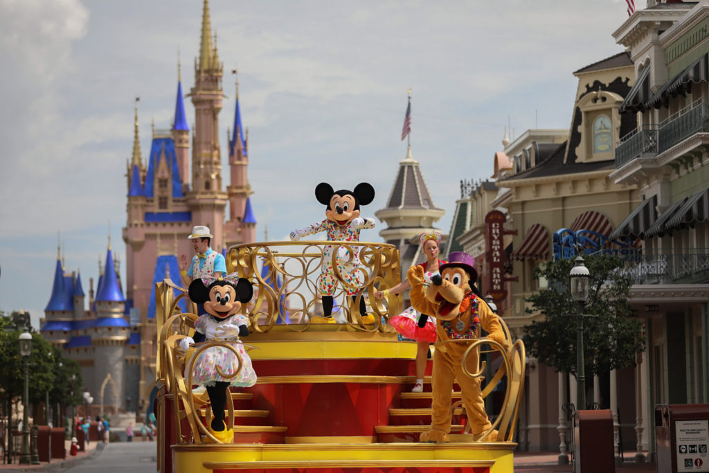 Mickey Mouse will star in the “Mickey and Friends Cavalcade” when Magic Kingdom Park reopens July 11, 2020, at Walt Disney World Resort