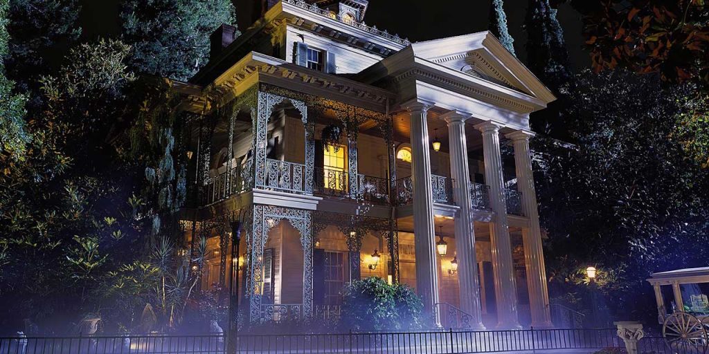 Haunted Mansion at Disneyland theme park