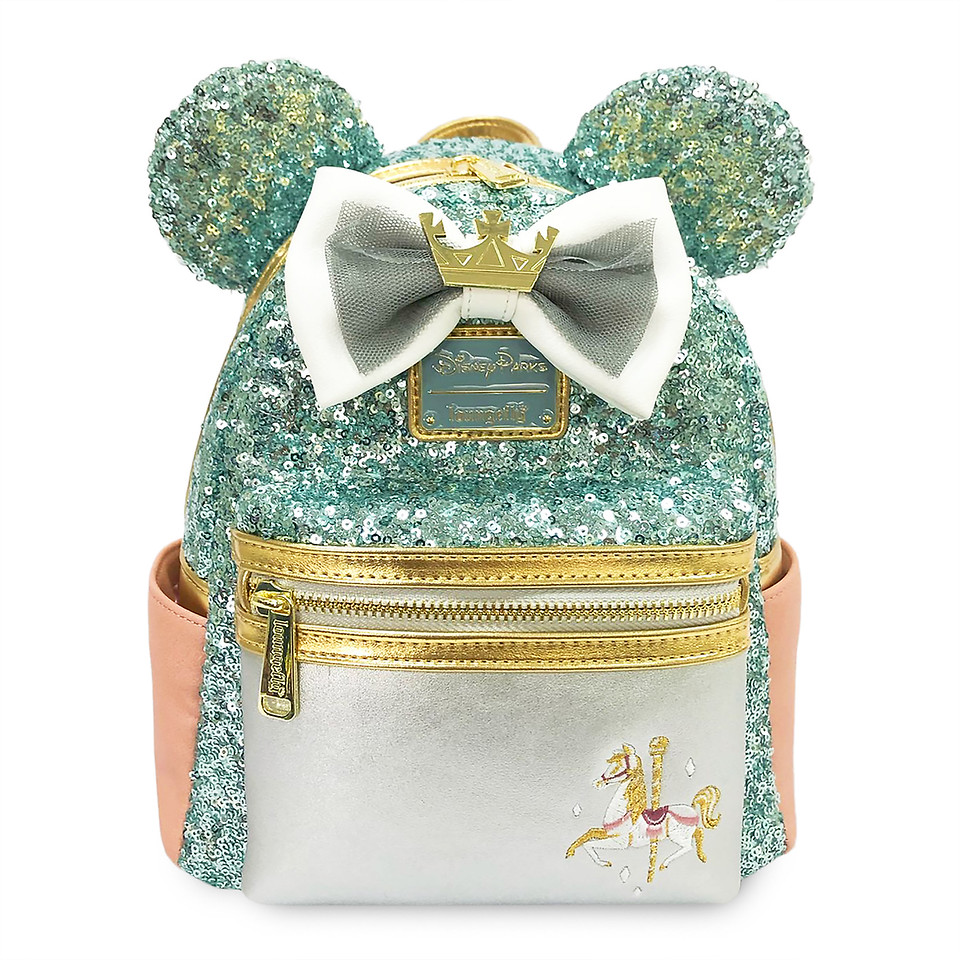 Minnie Mouse: The Main Attraction Mini Backpack by Loungefly – King Arthur Carrousel – Limited Release - $90