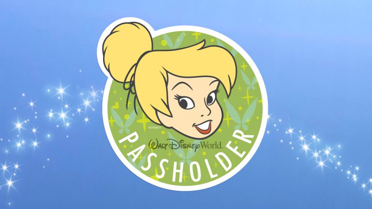 New Disney World Passholder magnet featuring Tinkerbell