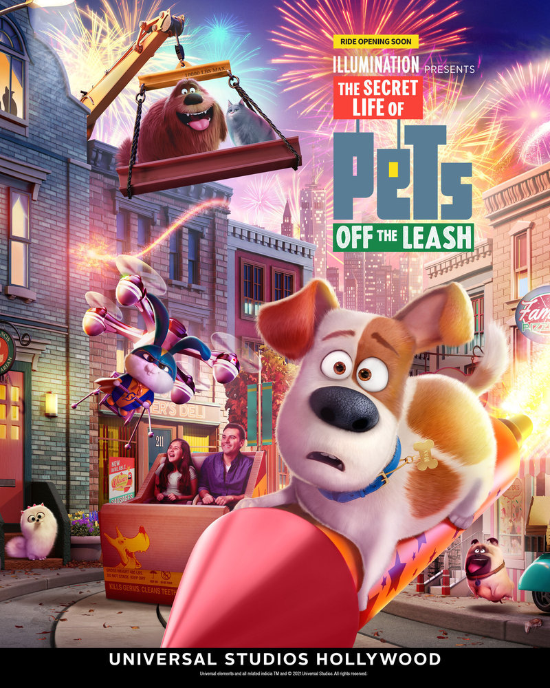 “The Secret Life of Pets:  Off the Leash!” ride at Universal Studios Hollywood