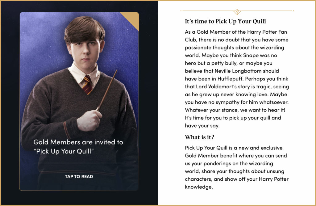 Harry Potter Fan Club App Invites You to Pay Them to Write for Them -  ThrillGeek