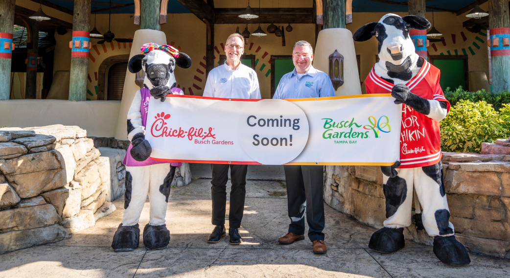 Chick-fil-A Restaurant Coming to Busch Gardens Tampa - ThrillGeek