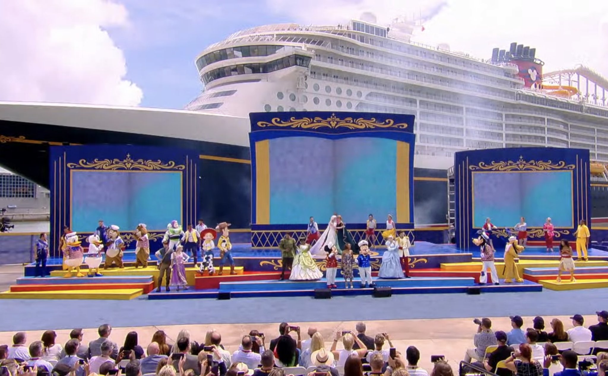 Disney Cruise Line Welcomes Fifth Ship, Disney Wish, During Christening ...