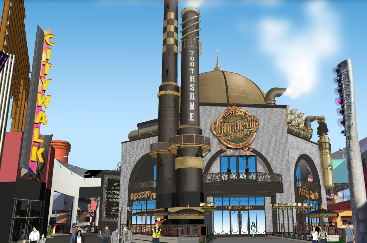 The Toothsome Chocolate Emporium & Savory Feast Kitchen at Universal CityWalk, Opening in Early 2023
