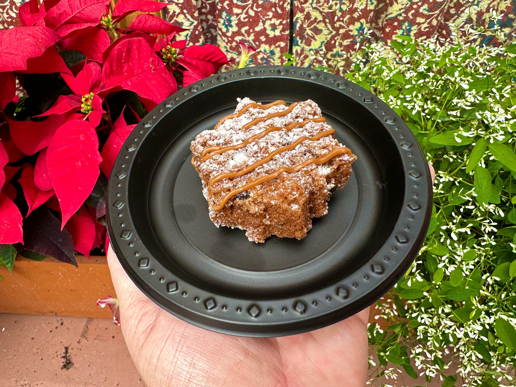 Holiday Vegan Butter Snowflake Cookie from Croissant Moon Bakery