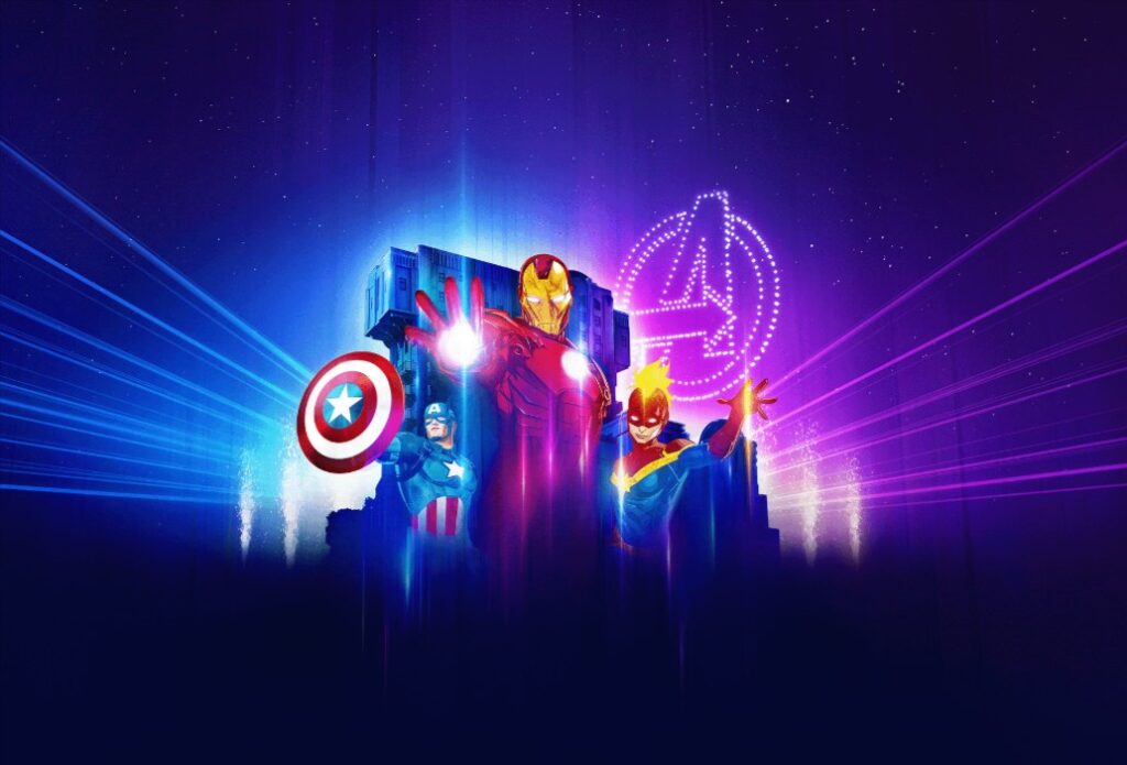 “Avengers: Power the Night” Drone Show Coming To Disneyland Paris 30th anniversary finale