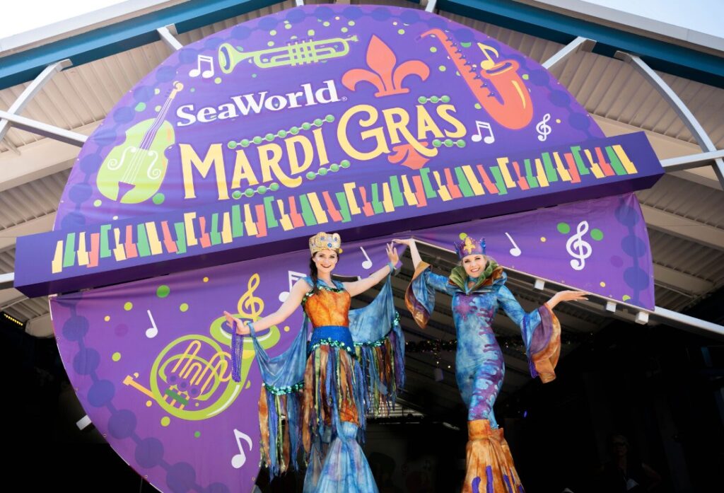 Mardi Gras at SeaWorld Orlando's Seven Seas Food Festival