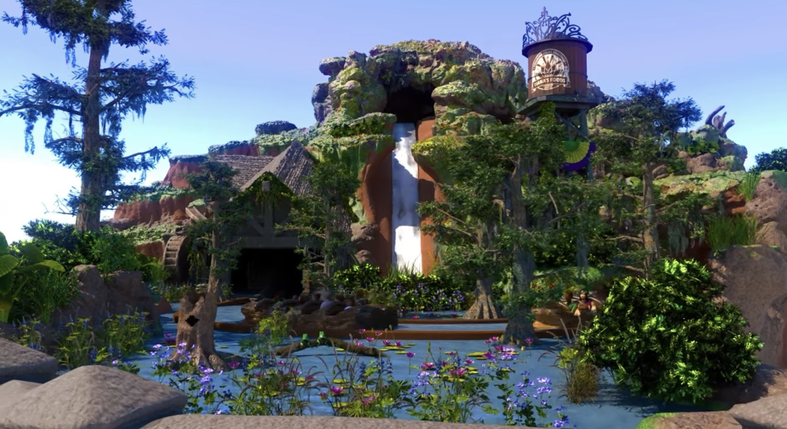 Tiara-topped Water Tower Coming To Tiana’s Bayou Adventure at Magic Kingdom