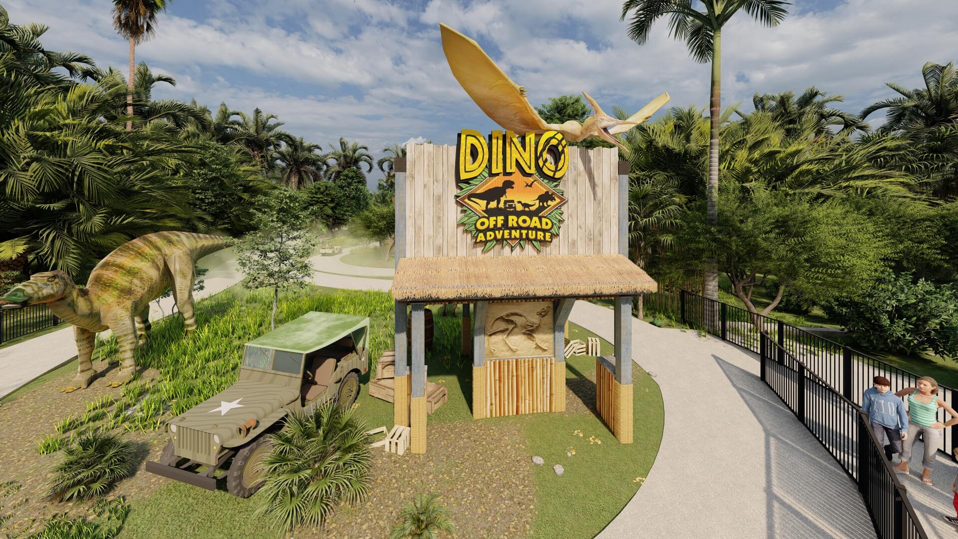 Dino Off Road Adventure Coming To Six Flags New England
