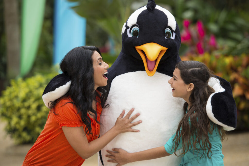 Puck the Penguin at SeaWorld Orlando