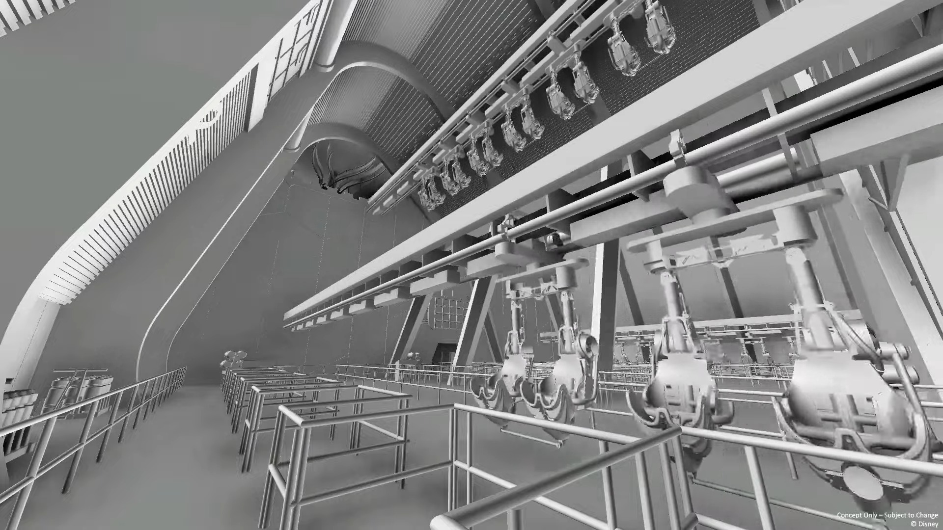 FIRST LOOK at Monsters Inc. Door Vault Coaster Lift Hill Coming to Disney’s Hollywood Studios