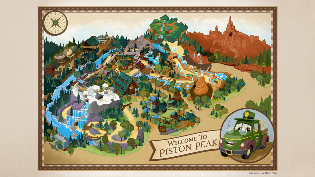 Piston Peak National Park Expands the Frontierland Story at Magic Kingdom