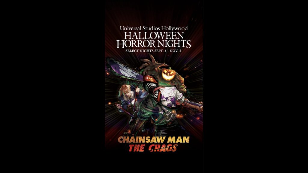 Universal Studios Hollywood HHN Unveils New Menu & “Chainsaw Man: The Chaos” Short Film