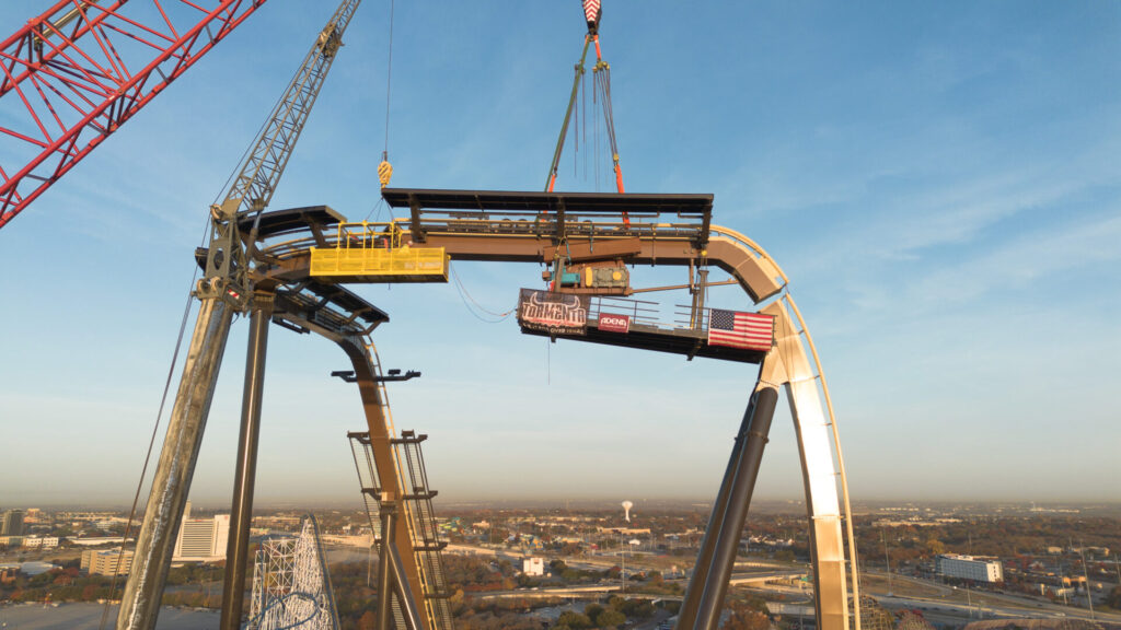 Tormenta Rampaging Run at Six Flags Over Texas Topped Off