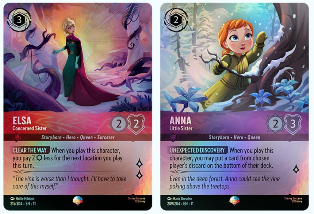 Disney Shares First Look at Winterspell Lorcana Cards