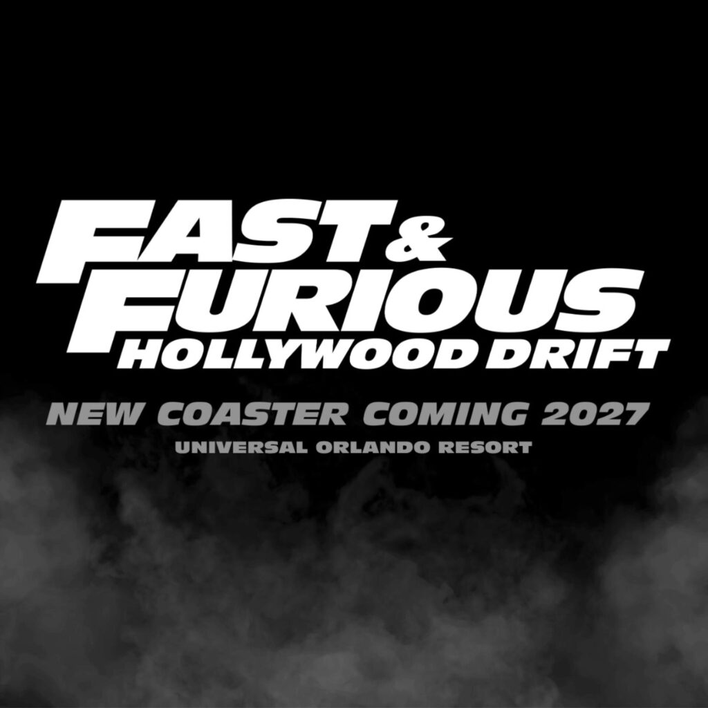 Fast & Furious – Hollywood Drift Roller Coaster Coming To Universal Studios Florida