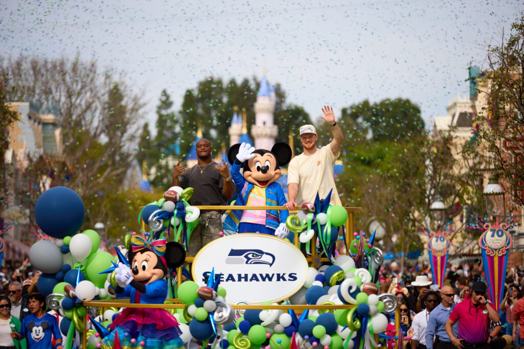 Seattle Seahawks Celebrate Super Bowl LX Victory at Disneyland