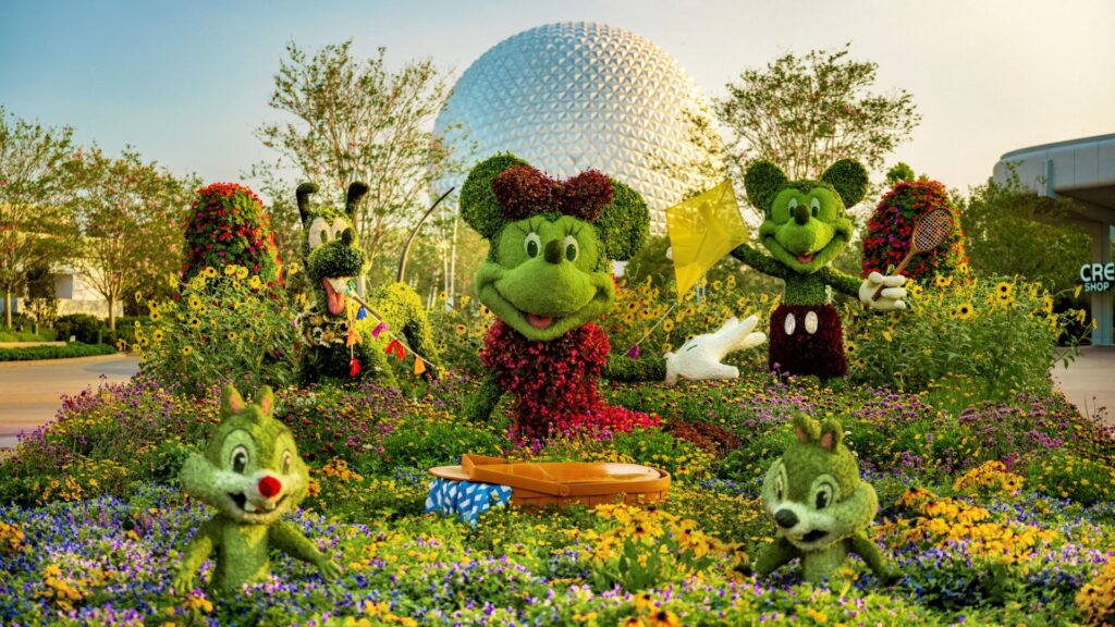 2026 EPCOT International Flower and Garden Festival Blooms March 4