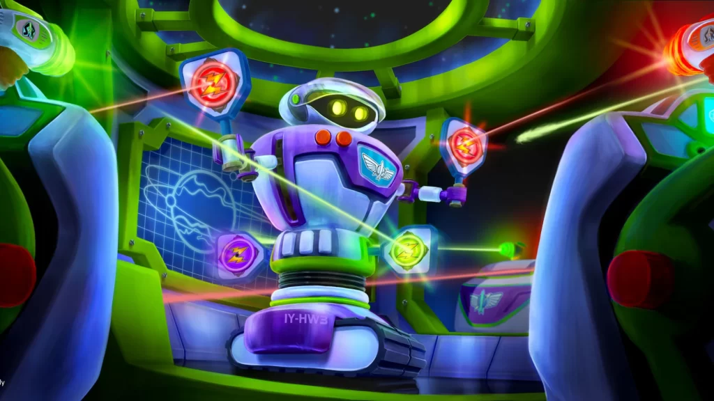 Buzz Lightyear Space Ranger Spin at the Magic Kingdom