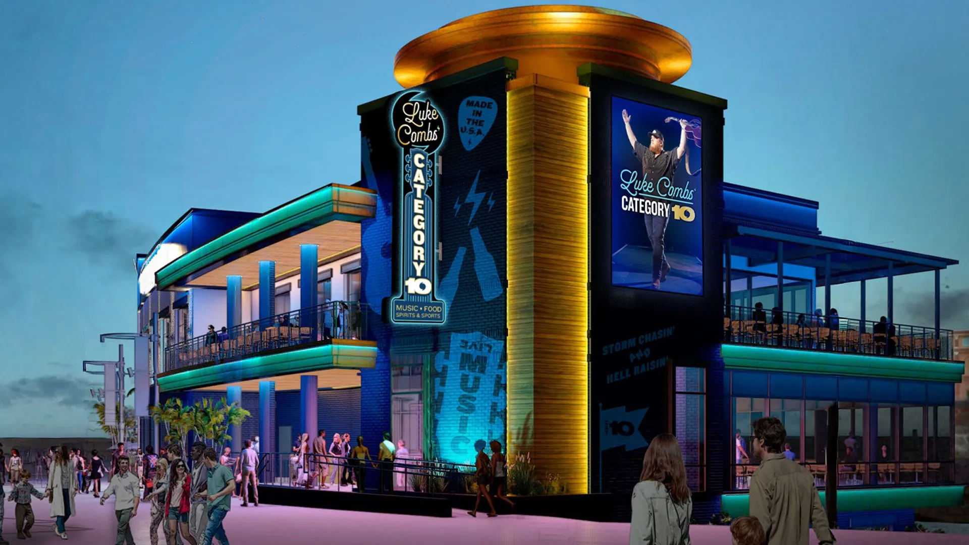 Luke Combs Category 10 Entertainment Venue Coming to CityWalk at Universal Orlando