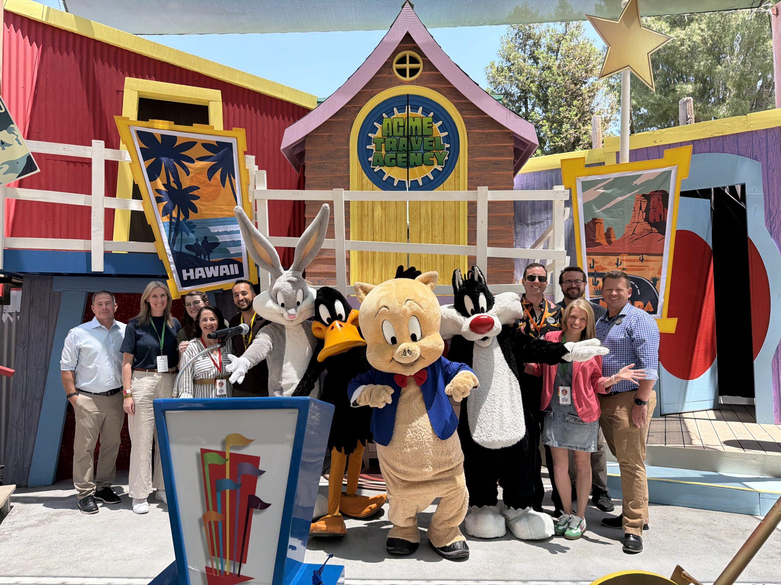 Looney Toons Land now open at Six Flags Magic Mountain