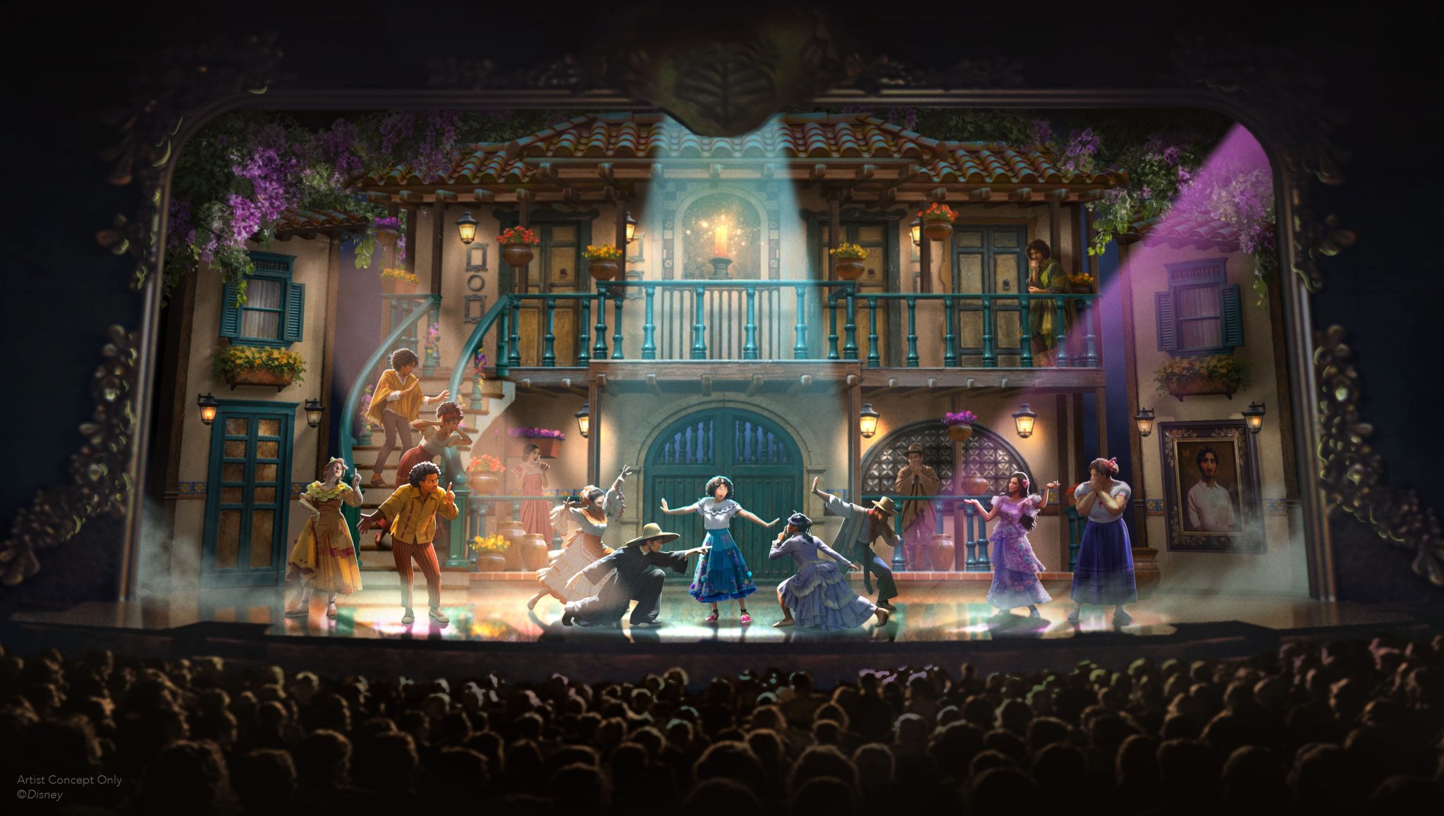 The very first stage adaptation of the Academy Award ® -winning Disney Animation film Encanto will debut exclusively on the Disney Believe in the Walt Disney Theatre.